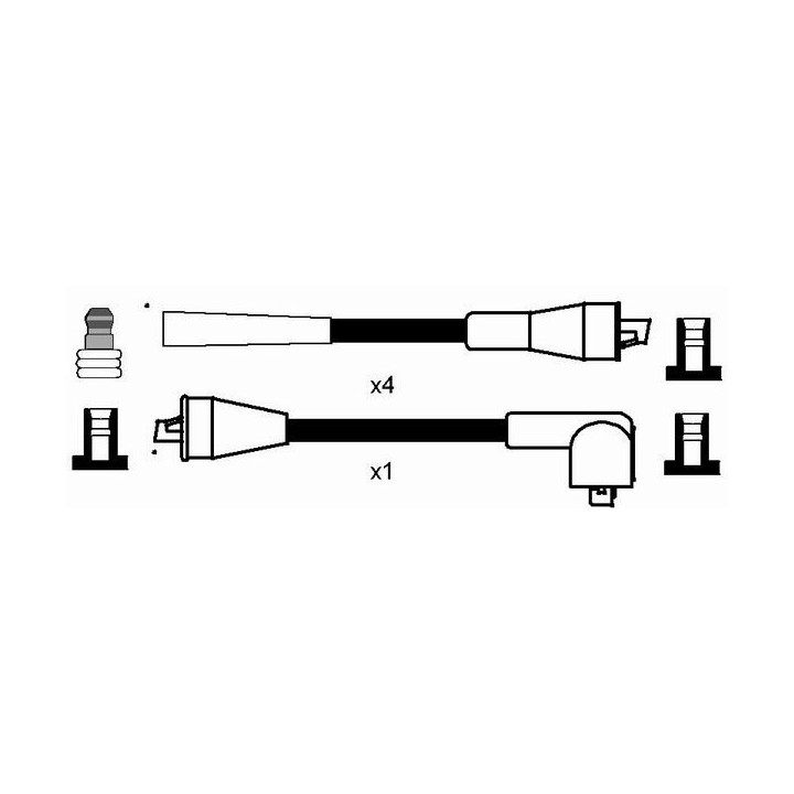 Uždegimo laido komplektas NGK 7375