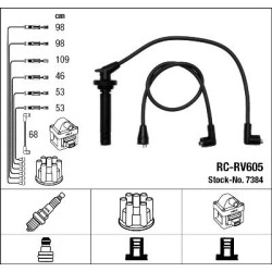 Uždegimo laido komplektas NGK 7384