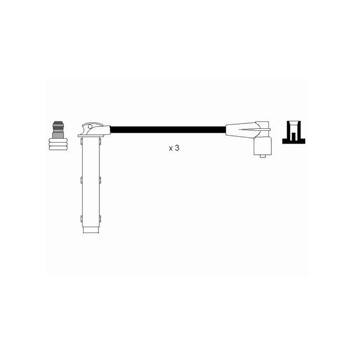 Uždegimo laido komplektas NGK 7408