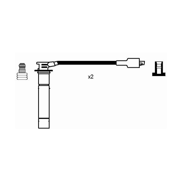 Uždegimo laido komplektas NGK 7706