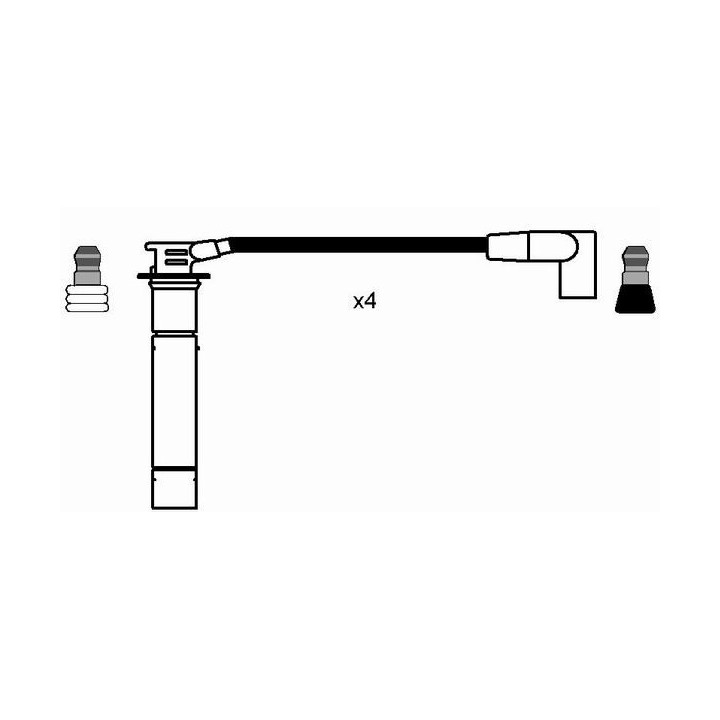 Uždegimo laido komplektas NGK 7707