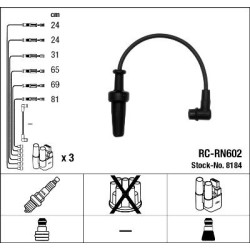 Uždegimo laido komplektas NGK 8184