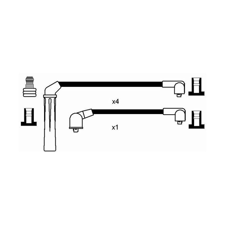 Uždegimo laido komplektas NGK 8190