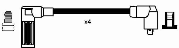 Uždegimo laido komplektas NGK 8193