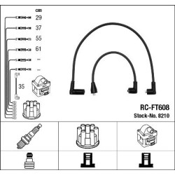 Uždegimo laido komplektas NGK 8210