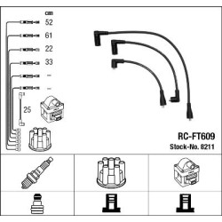 Uždegimo laido komplektas NGK 8211
