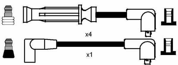 Uždegimo laido komplektas NGK 8267