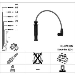 Uždegimo laido komplektas NGK 8274