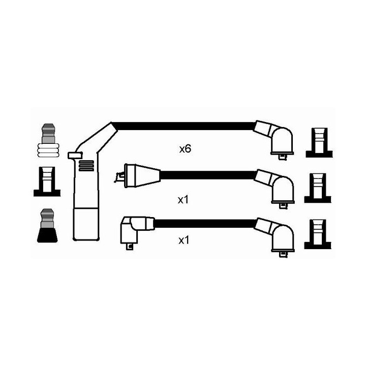 Uždegimo laido komplektas NGK 8286