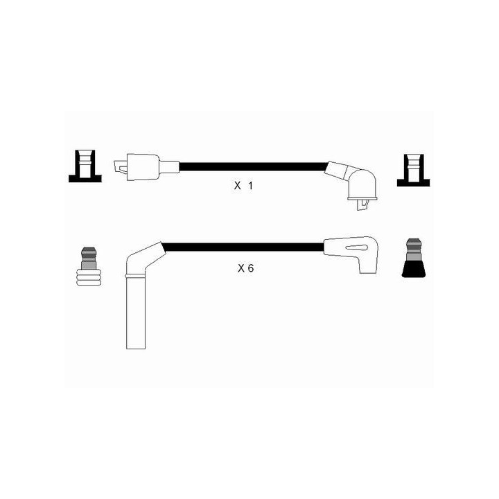 Uždegimo laido komplektas NGK 8287