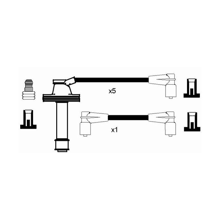 Uždegimo laido komplektas NGK 8468