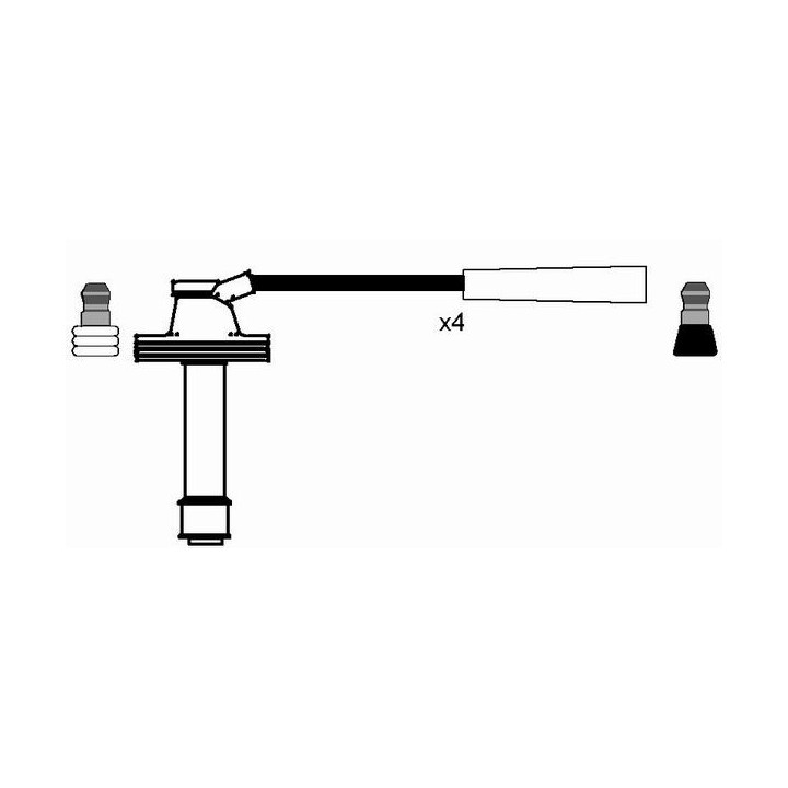 Uždegimo laido komplektas NGK 8492