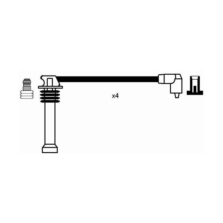 Uždegimo laido komplektas NGK 8542