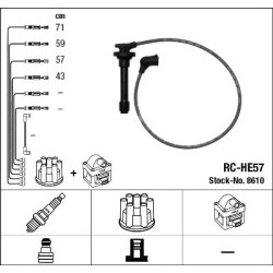Uždegimo laido komplektas NGK 8610
