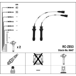 Uždegimo laido komplektas NGK 8647