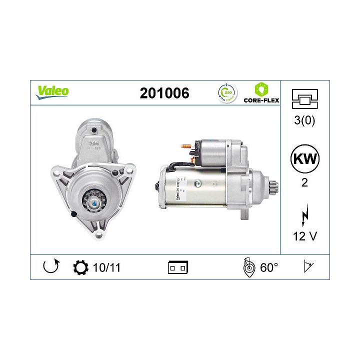 Starteris VALEO 201006