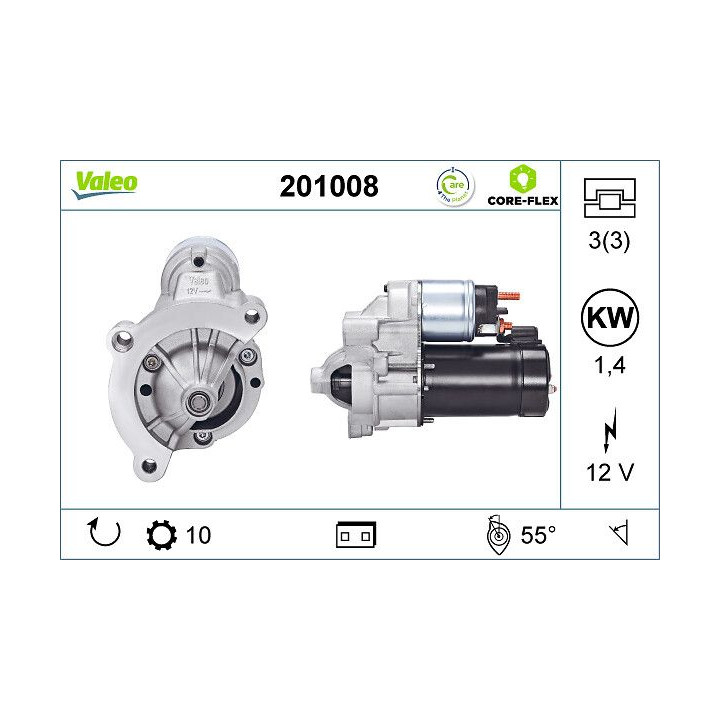 Starteris VALEO 201008