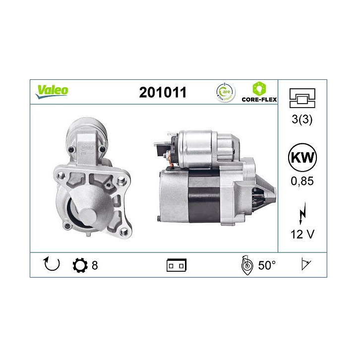 Starteris VALEO 201011