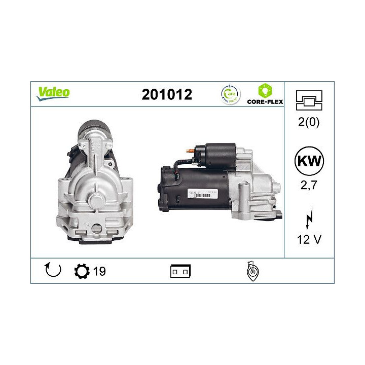 Starteris VALEO 201012