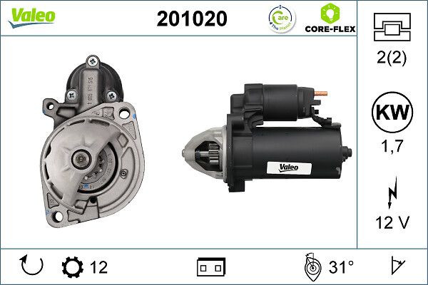 Starteris VALEO 201020