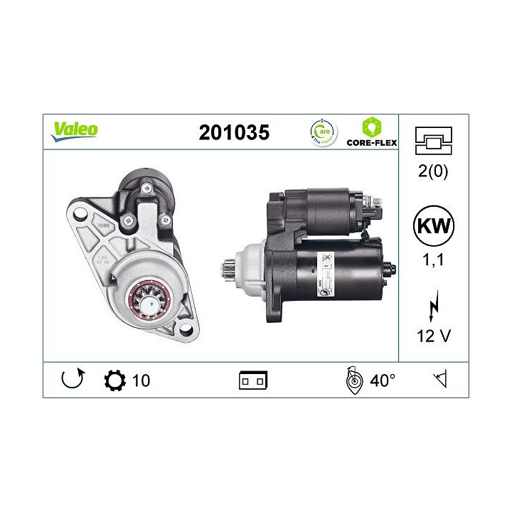 Starteris VALEO 201035