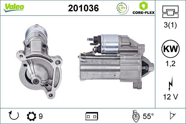 Starteris VALEO 201036