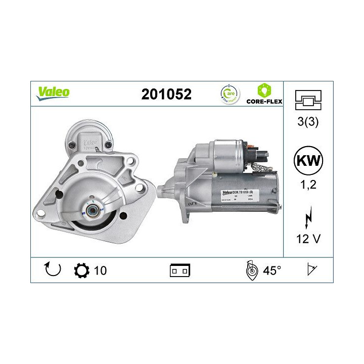 Starteris VALEO 201052