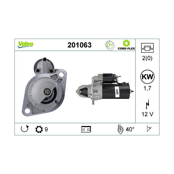 Starteris VALEO 201063