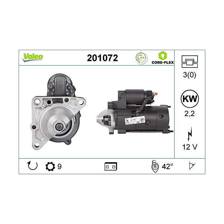 Starteris VALEO 201072