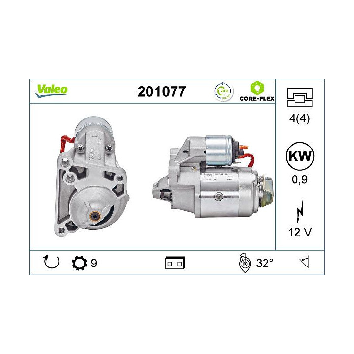 Starteris VALEO 201077