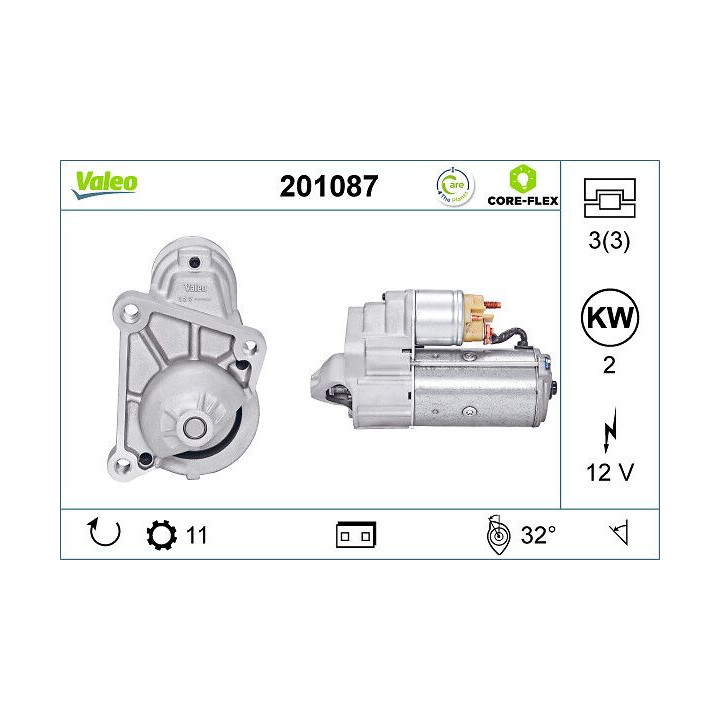 Starteris VALEO 201087