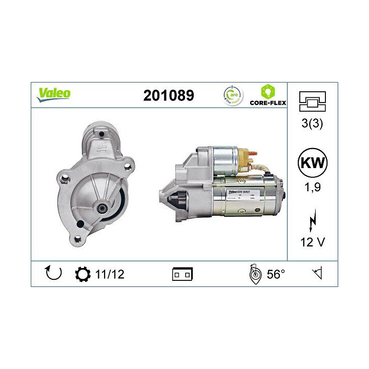Starteris VALEO 201089