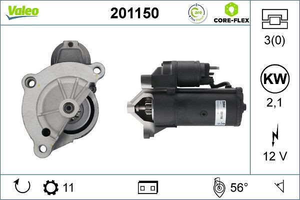 Starteris VALEO 201150