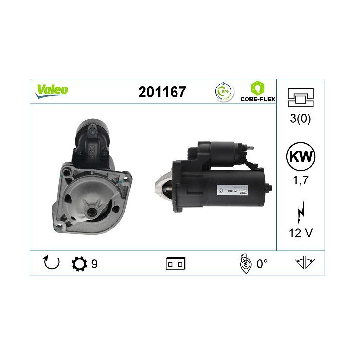 Starteris VALEO 201167