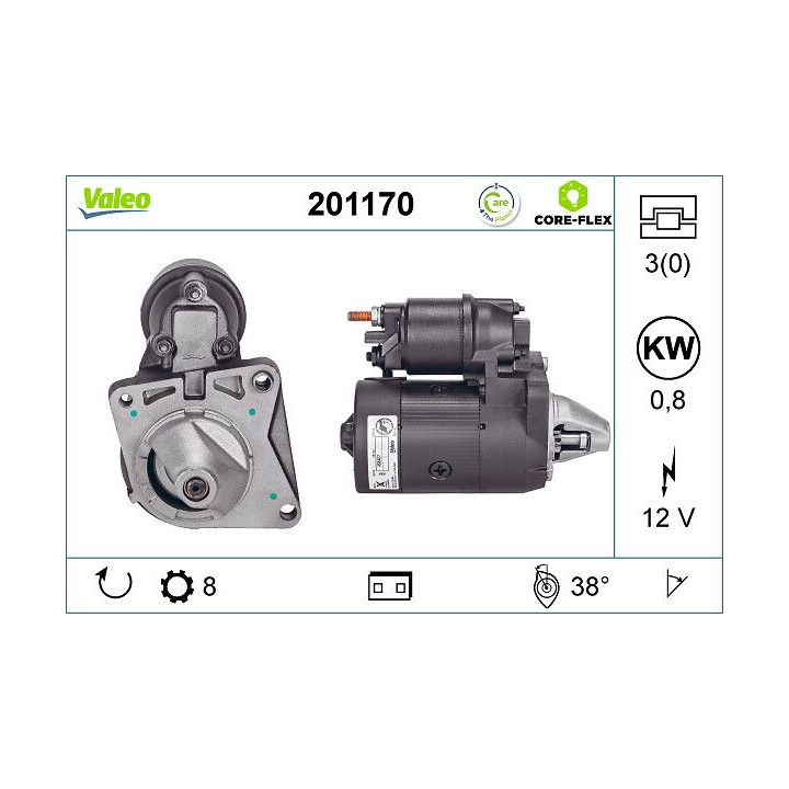 Starteris VALEO 201170