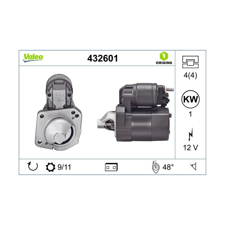 Starteris VALEO 432601