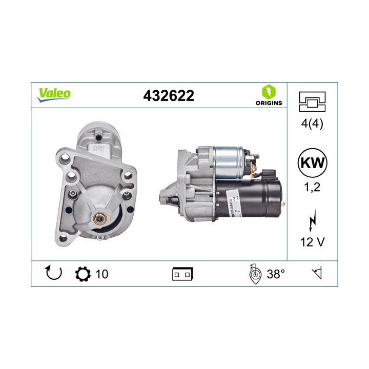 Starteris VALEO 432622