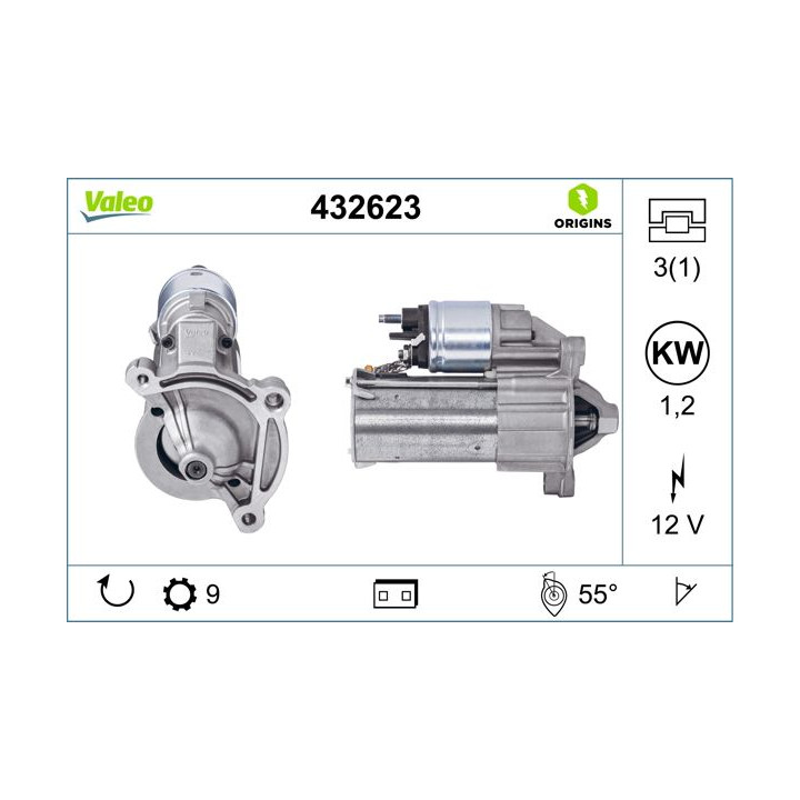 Starteris VALEO 432623