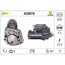 Starteris VALEO 432670