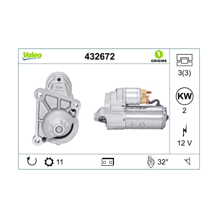 Starteris VALEO 432672