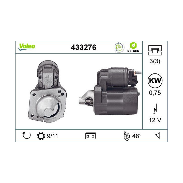 Starteris VALEO 433276