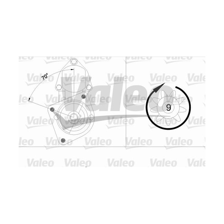 Starteris VALEO 433278