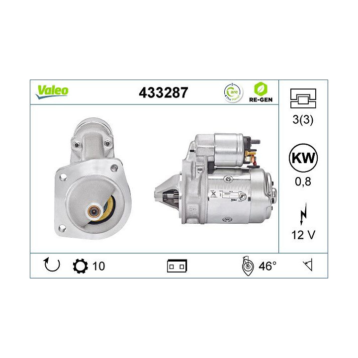 Starteris VALEO 433287