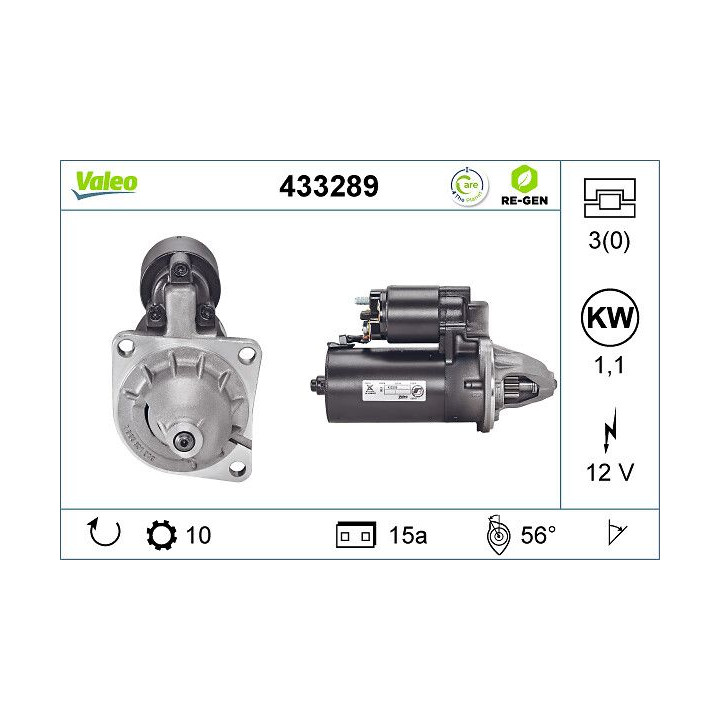 Starteris VALEO 433289