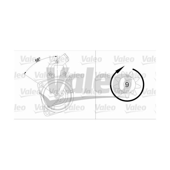 Starteris VALEO 436028