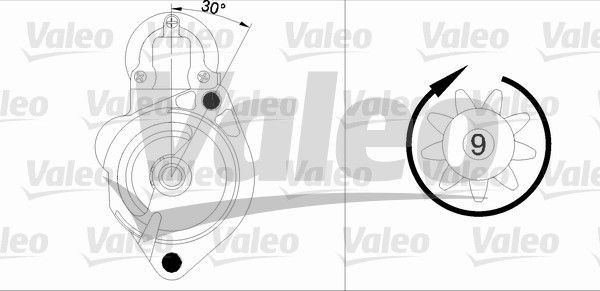 Starteris VALEO 436030
