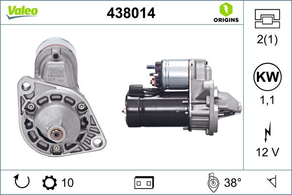 Starteris VALEO 438014