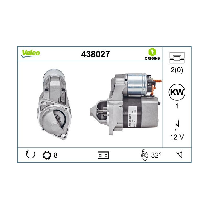 Starteris VALEO 438027