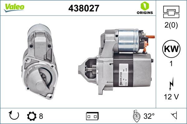 Starteris VALEO 438027