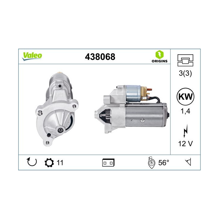 Starteris VALEO 438068